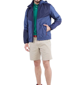 Chaqueta Cortavientos Resistente al Agua, Secado Rápido, Estilo Urbano, Logotipo Personalizado, 100% Poliéster, Chaqueta Anorak Impermeable con Capucha para Hombre - Product Image 4