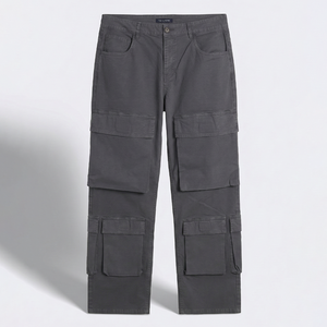 Pantalones Cargo Casuales para Hombre, 98% Algodón, 2% Elastano, Elásticos, Antiarrugas, de Secado Rápido, Ecológicos, con Etiqueta Privada Disponible - Product Image 1