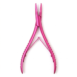 Pinzas para Extensiones de Cabello de Acero Inoxidable 100% con Logotipo Personalizado en Forma Plana, Herramientas Multifuncionales para Extensiones de Cabello - Product Image 2