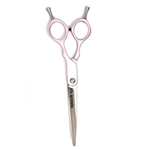 6-Inch Pink Curve <b>Dog</b> Grooming <b>Scissors</b> Professional Pet Hair Cutting Shears with Ergonomic Handle Blunt Safety Tips - Product Image 5
