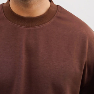 Sweat-shirt unisexe épais à col rond en acrylique et nylon 100 %, style mode, couleur unie, pour homme, collection printemps-automne - Product Image 4