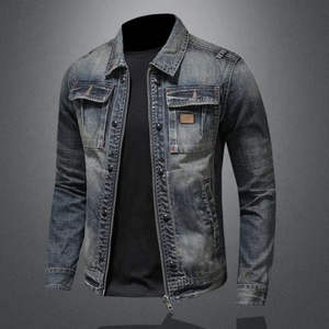Chaqueta vaquera de alta calidad para hombre, nueva llegada, de moda, muy demandada, informal. - Product Image 2