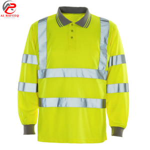 Camisetas Polo Unisex de Poliéster Reflectante de Alta Visibilidad con Logotipo Personalizado para Trabajos de Construcción 2026 - Product Image 4