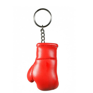 Artificial Leather Boxing <b>Glove</b> Keychain Mini Car Hanging Element MMA Gift Key Holder Custom Size Fresh Style - Product Image 4