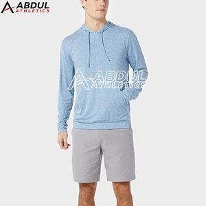 Mens <b>Workout</b> <b>Hoodies</b> Quick Dry Material Ideal For Weightlifting Running Training And Daily Fitness - Product Image 2