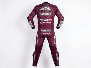 ชุดแข่งรถจักรยานยนต์ Jack Miller หนังจิงโจ้ Rucati ได้รับการรับรอง MotoCP พร้อมเกราะป้องกัน สำหรับมืออาชีพ สำหรับขี่มอเตอร์ไซค์บนสนามแข่ง/ชุดจั๊มสูท - Product Image 2