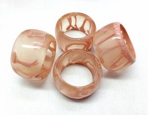 Modern Design Multiple Color Wood Resin Eco-Friendly Napkin Rings Holder American Classic Style Elegant Wedding <b>Party</b> <b>Table</b> - Product Image 6