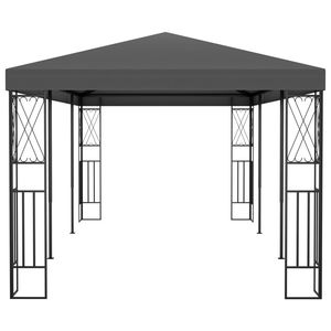 Gazebo et pergola en tissu anthracite 9.8 'x 19.6' - Product Image 3