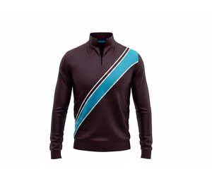 เสื้อแจ็คเก็ตสตรีทแวร์แบบซิปครึ่งตัว แฟชั่นทันสมัย สำหรับผู้ชาย ผู้หญิง และวัยรุ่น ชุดกีฬา แห้งเร็ว เสื้อทีมแบบสวมหัว แห้งเร็ว ซิปครึ่งตัว - Product Image 2
