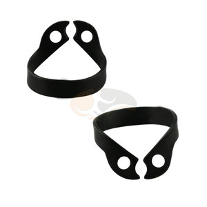 คลิปหนีบฟันแบบเคลือบพรีเมียม 6 ชิ้น พร้อมยางกั้นน้ำลาย อุปกรณ์ดึงเนื้อเยื่ออเนกประสงค์ เพื่อการแยกส่วนที่แม่นยำ จับถนัดมือ ทนทาน - Product Image 5