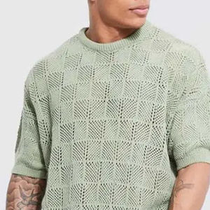 Ensemble deux pièces décontracté homme en tissu polyester uni, t-shirt à manches courtes et short, collection été, personnalisable, vente en gros - Product Image 6