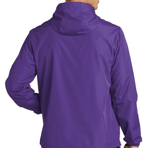 <b>Men</b> Casual Winter Windbreaker <b>Jacket</b> with Hood Custom Made Pakistan <b>Men</b>’s <b>Lightweight</b> Waterproof Hooded Street <b>Jacket</b> OEM ODM - Product Image 3