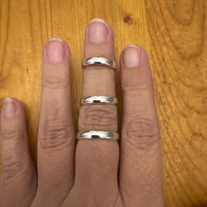 <b>Silver</b> Plated <b>Adjustable</b> Finger Splint <b>Ring</b> EDS & Arthritis Support Modern Minimalist <b>Ring</b> Multi Band Wholesale <b>Ring</b> For Women - Product Image 2