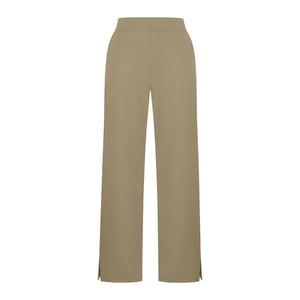 Pantalon Harem Femme Taille Haute Ample Coupe Large Couleur Unie Longueur Intégrale Doublure Polaire Élégant Anti-Plis Taille Élastique Style Printemps - Product Image 4