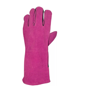 Customized Anti Heat Cowhide Split Leather Hand Protective Welding Work <b>Gloves</b> Best Hot Sale Safety Welder Working <b>Gloves</b> - Product Image 3