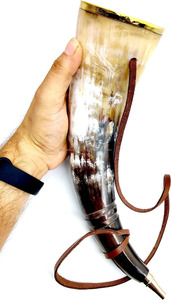 Cuerno de Buey de Alta Calidad, Natural, Pulido a Mano, Instrumento Musical de Sonido Fuerte y Claro para Eventos Culturales - Product Image 4