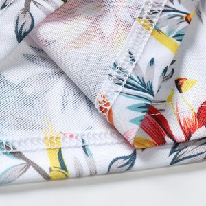 Flower Sublimation Printing Summer Outdoor Shirts, Stretch Shorts Sleeve Men's <b>Clothes</b> Printed Men's Polo Shirt - Product Image 4