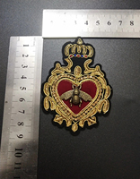 Nouveaux badges PVC personnalisés à transfert thermique, patchs logo en caoutchouc sur tissu sergé, forme fleur, en promotion par le fournisseur