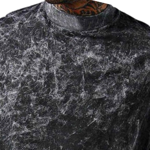 เสื้อยืดผู้ชายทรงโอเวอร์ไซส์ แขนสั้น คอกลม ล้างสีสไตล์วินเทจ สตรีทแวร์ลำลอง ขายส่ง เสื้อผ้าแฟชั่นฤดูร้อน - Product Image 5