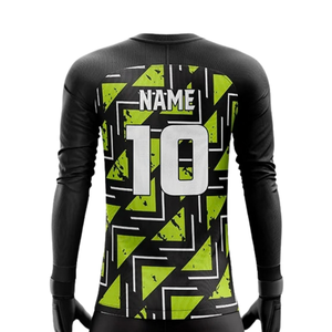 Camiseta de Portero con Diseño de Flecha Angular, Cuello Redondo, Manga Larga, Secado Rápido, Ecológica, Transpirable, de Poliéster, para Fútbol - Product Image 4