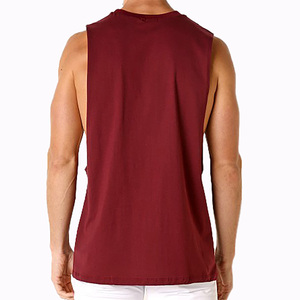 Men Cut Tank <b>Top</b> Sleeveless Fashion Muscle Design Embroidery Cartoon Pattern Front High Street Style Knitted Cotton Bamboo Fiber - Product Image 4