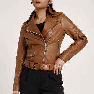 Chaqueta de Cuero para Mujer al por Mayor, Último Diseño, Transpirable, de la Mejor Calidad, Ligera y de Alta Venta - Product Image 4