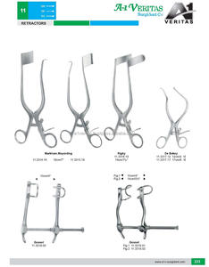 Porte-aiguille manuel réutilisable en acier inoxydable de qualité supérieure A-1 VERITAS Gosset 10 cm pour rétracteur chirurgical abdominal - Product Image 6