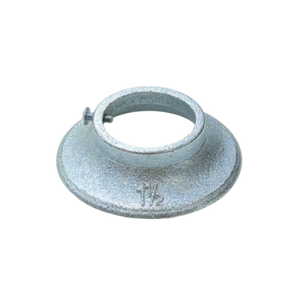 Plaque murale en fonte galvanisée robuste pour tuyau de 1-1/2 po, pour la protection incendie des aéroports, marque QF, modèle GWP112 - Product Image 1