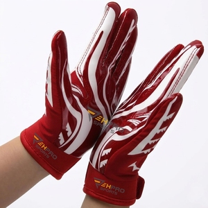 Gants de football américain personnalisés, conception OEM, paume adhésive, gants de receveur, fabricant de gants pour sports de plein air - Product Image 4