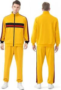 Survêtement professionnel personnalisé pour athlètes, en polyester respirant, veste d'échauffement d'équipe avec poches latérales pour l'entraînement - Product Image 2