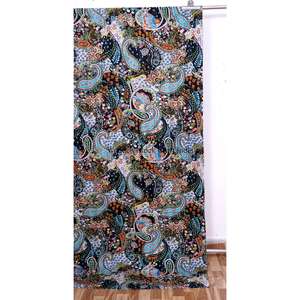 Nouvelle couverture Kantha en coton biologique 100% imprimé paisley, faite à la main au Rajasthan, écologique, toutes saisons, double taille - Product Image 2