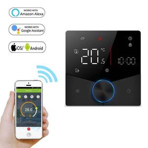 Thermostat intelligent Wi-Fi pour chaudière à gaz et chauffage au sol par eau, panneau de commande de chauffage intelligent compatible avec Alexa et Google Home - Product Image 2