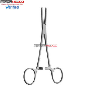 คีมหนีบหลอดเลือดดำแบบตรงและแบบโค้ง Rochester Pean Forceps ทำจากเหล็กกล้าไร้สนิม สำหรับการผ่าตัด ใช้สำหรับห้ามเลือดด้วยมือ - Product Image 5