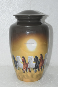 Urna Funeraria de Aluminio de Alta Calidad para Adultos, Urna para Cenizas Humanas con Grabado de Rosa, Estilo Americano Monarca, Suministros Funerarios Metálicos - Product Image 4