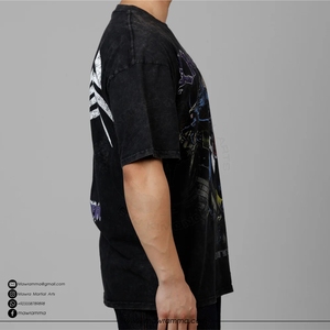 เสื้อยืดโอเวอร์ไซส์คุณภาพพรีเมียม ผลิตจากผ้าฝ้ายเจอร์ซีย์ 100% เป็นมิตรต่อสิ่งแวดล้อม แห้งเร็ว พิมพ์ลายโลโก้ดิจิทัลตามสั่ง แขนสั้น แบบยูนิเซ็กซ์ - Product Image 3