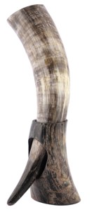 Auténtica Copa de Cuerno Vikinga Medieval Hecha a Mano, Jarra de Cerveza Ecológica de Cuerno de Búfalo Natural de 300-1000 ml con Pajita de Metal - Product Image 4