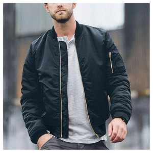 เสื้อแจ็คเก็ตบอมเบอร์ผู้ชายสำหรับฤดูใบไม้ร่วงและฤดูหนาว  กันลม อุ่นสบาย มีซิปเต็มตัว  บุนวม  ทันสมัย  ใส่สบาย  เหมาะสำหรับกิจกรรมกลางแจ้ง  ทนทาน - Product Image 2