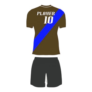ชุดเสื้อฟุตบอลผู้ชายแบบใหม่ทันสมัย พิมพ์ลายด้วยเทคนิค Heat-Transfer พร้อมบริการสกรีนชื่อทีมตามสั่ง และบริการ OEM ผลิตจากวัสดุโพลีเอสเตอร์แท้ - Product Image 4