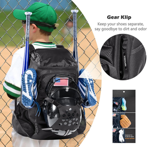 Bolsa de Béisbol Personalizada con Logotipo Impreso Directo de Fábrica, de Gran Capacidad, para Equipo de T-Ball y Sóftbol - Product Image 3