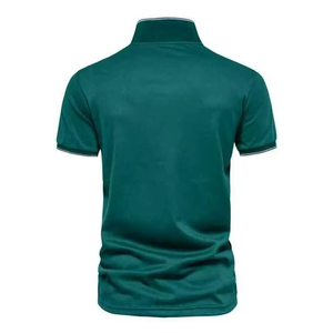 เสื้อโปโลชายแขนสั้นคุณภาพสูง คอตั้ง เสื้อยืดสีพื้น เสื้อโปโลชายแขนยาวคุณภาพสูง - Product Image 3