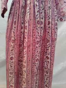Vestido Camisero Largo de Algodón Rosa para Mujer, Estampado Floral, Cierre de Botones al Frente, Cintura Plizada, Estilo Casual, Ropa de Boutique - Product Image 4