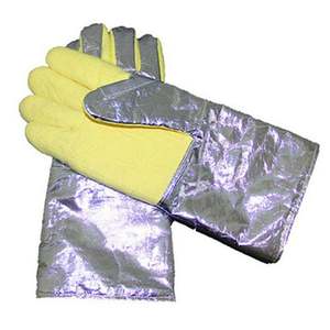 Guantes STALWART IMPEX de Piel Dividida con Palma Aluminizada para Coser, Resistentes al Calor, para Soldadura, de Alta Resistencia, 8 oz - Product Image 2