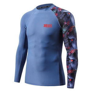 Latest Design MMA Wear Solid Color Rash Guard Top Selling Best Product Rash Guard In Long Sleeve Customized - Product Image 1