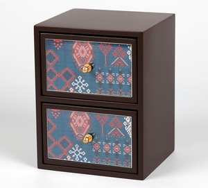 Organisateur de rangement en bois fait main avec finition à motif floral, organisateur de rangement classique pour bureau, usage domestique ou de bureau. - Product Image 6
