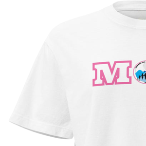 Camiseta Blanca Oversize para Mujer, Estilo Boxy, Color Rosa, con Estampado Gráfico, Algodón Premium, Manga Corta, Ropa Casual de Moda - Product Image 2