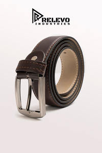 Cinturones de Cuero Genuino de Grano Completo para Hombre, Correa de Cintura de Cuero Vacuno de Lujo al por Mayor, Cinturón de Cuero Real con Logotipo Personalizado, Regalo Premium B2B - Product Image 2