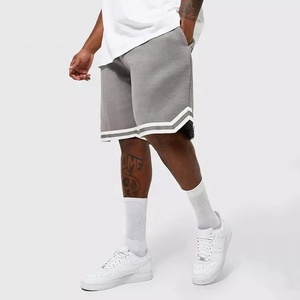 กางเกงขาสั้นผู้ชายไซส์ใหญ่พิเศษ คุณภาพสูง ผ้าเฟรนช์เทอร์รี่ โพลีเอสเตอร์/คอตตอน ระบายอากาศได้ดี เอวยางยืด ใส่สบายสำหรับฤดูร้อน เหมาะสำหรับเล่นกีฬาและสวมใส่ลำลอง - Product Image 5