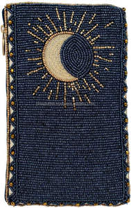 Handmade <b>Vintage</b> Multicolor Sequin Beaded <b>Phone</b> Bag Nautical Anchor Mobile Pouch Coastal Themed Waterproof Crossbody Purse Hook - Product Image 2