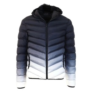 Blue Men Bubble Puffer <b>Jackets</b> High Quality <b>Winter</b> Oversized Detachable Hooded Designer Puffy Coat Custom Design Bubble <b>Jackets</b> - Product Image 5