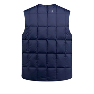 Men's Casual Puffer <b>Waistcoat</b> Autumn Sleeveless Warm Bubble <b>Quilted</b> 100% Polyester Filled Waterproof Breathable Outdoor Outer - Product Image 3